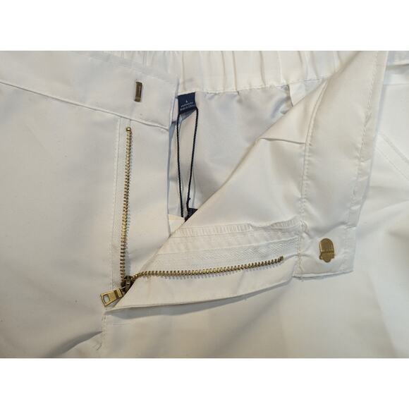 NWT Cabana Life White Boardshort Size L/10-12 Elastic Waist Pockets Swim Shorts - Picture 3 of 5